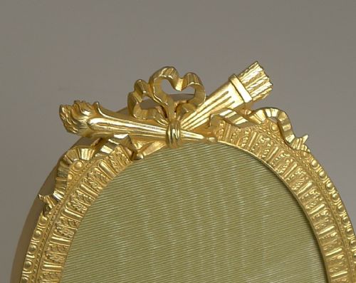 fig 1. Antique French Gilded Bronze Photograph Frame c.1910