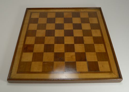 Antique English Chess Board C.1915