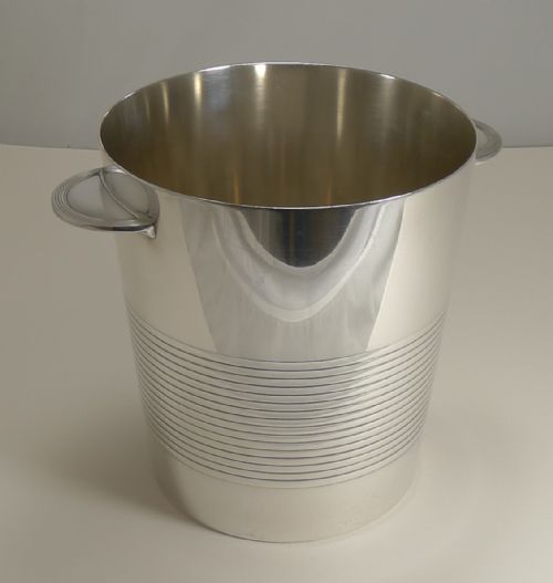Luc Lanel for Christofle - Champagne Bucket / Wine Cooler - Vulcan C.1940