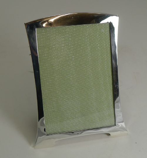 Elegant Antique English Sterling Silver Picture Frame - Art Deco - 1919