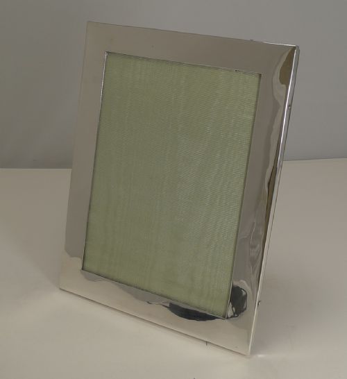 Large Antique English Sterling Silver Picture Frame by Mappin Brothers - 1905