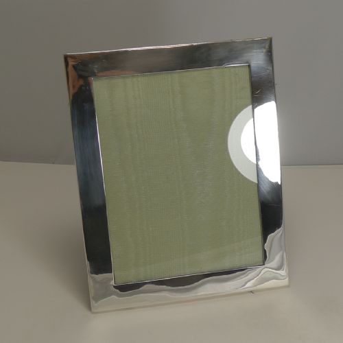 fig 1. Large Antique English Sterling Silver Picture Frame by Mappin Brothers - 1905