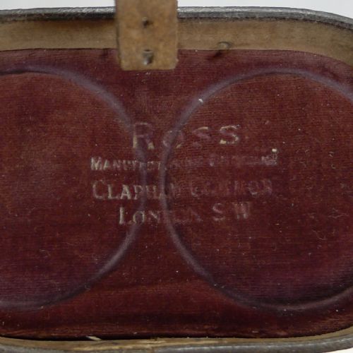 fig 2. Superb Pair WW1 Binoculars and Case - British Officer's Issue - 1917 - Signed Ross, London