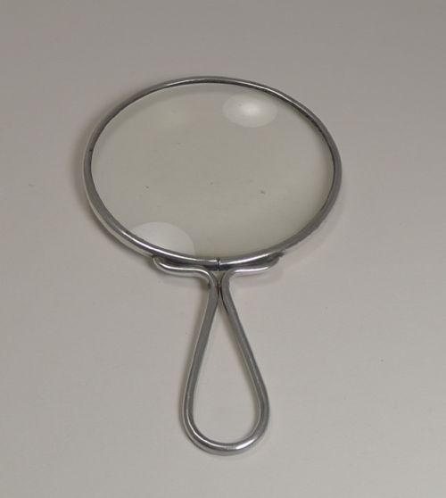 English Sterling Silver Magnifying Glass by Sampson Mordan - 1925