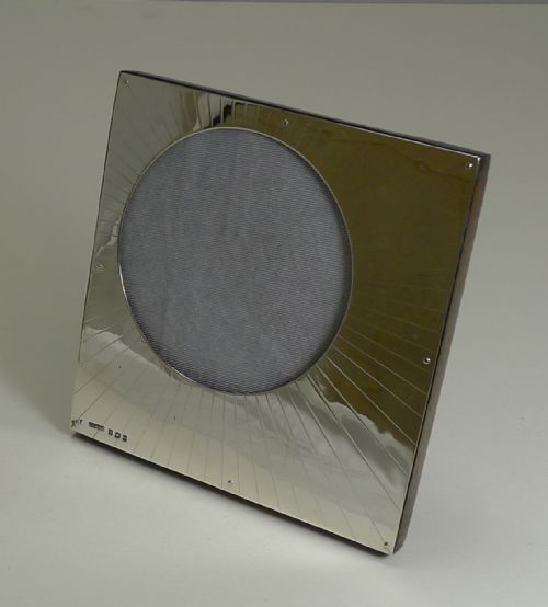Smart English Sterling Silver Picture / Photograph Frame - 1908