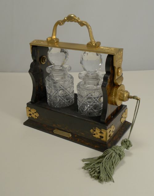 Miniature Stagecoach Tantalus by Betjemman's, London, C.1890