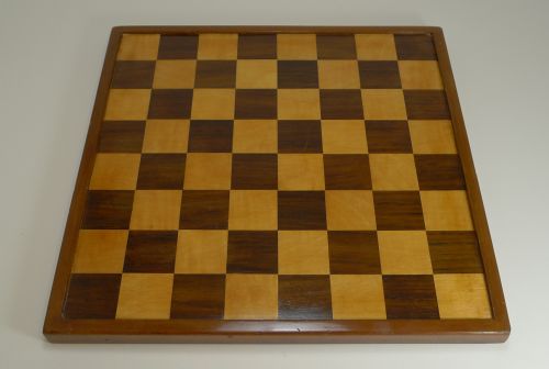 Antique English Chess Board C.1900