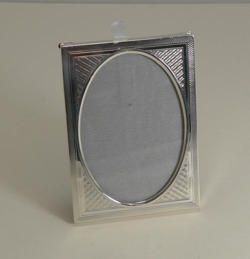 Smart Antique English Sterling Silver Photograph / Picture Frame - 1905