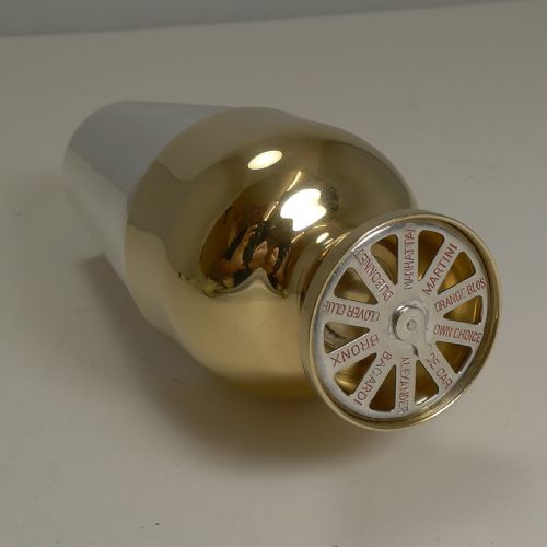 fig 1. Vintage American Individual Cocktail Shaker by Napier c.1930