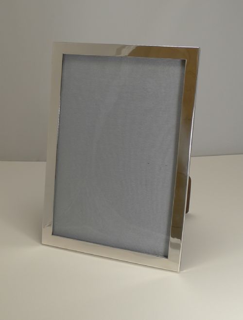 Large English Sterling Silver Two-way Photograph / Picture Frame