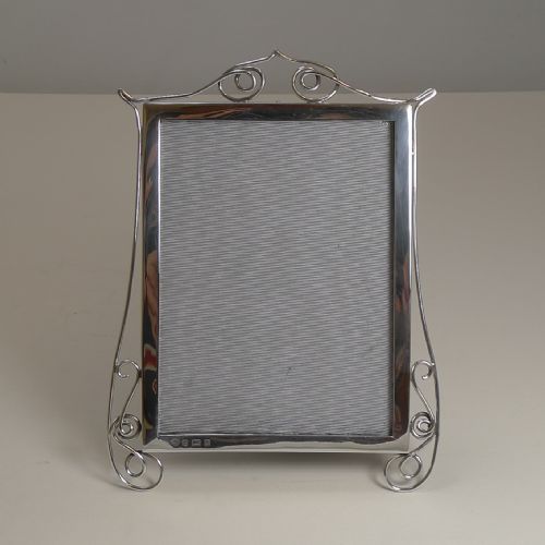 Antique English Sterling Silver Photograph / Picture Frame - 1904