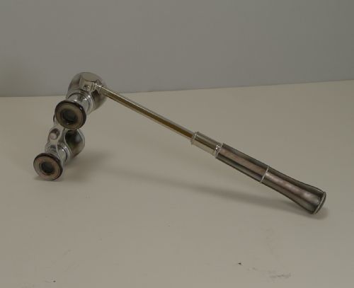 fig 1. Antique French LeMaire Opera Glasses With Detachable Lorgnette Handle c.1900