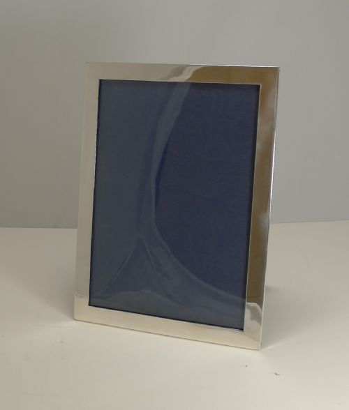 Large Antique English Sterling Silver Two-way Photograph / Picture Frame - 1915