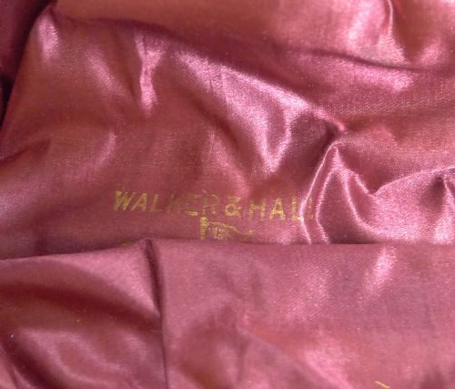fig 1. Quality Pair Antique English Sterling Silver Napkin Rings By Walker and Hall