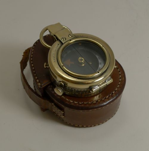 Ww1 1918 British Army Officer's Compass by J H Steward, London