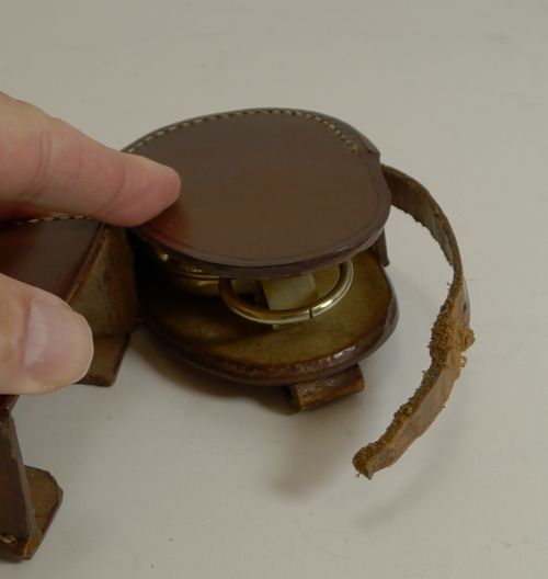 fig 2. WW1 1918 British Army Officer's Compass by J H Steward, London