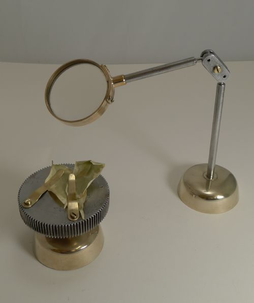 Unusual Antique French Specimen Magnifying Set C.1900