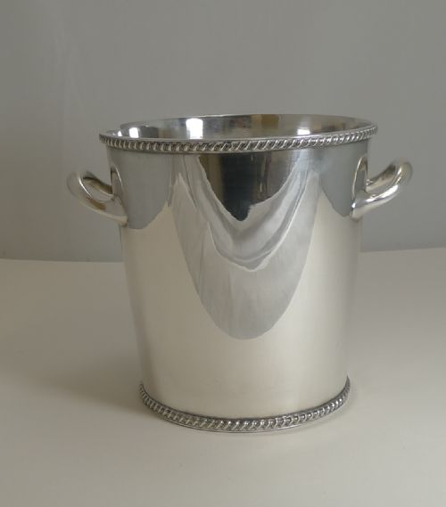Vintage English Art Deco Wine Cooler / Champagne Bucket C.1930
