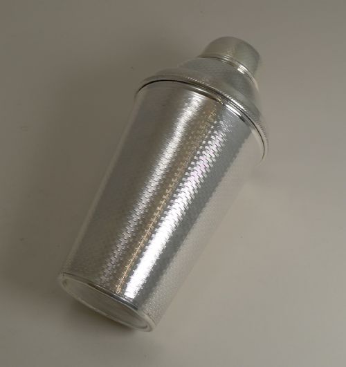 fig 1. Unusual Art Deco English Cocktail Shaker by James Dixon and Sons c.1930