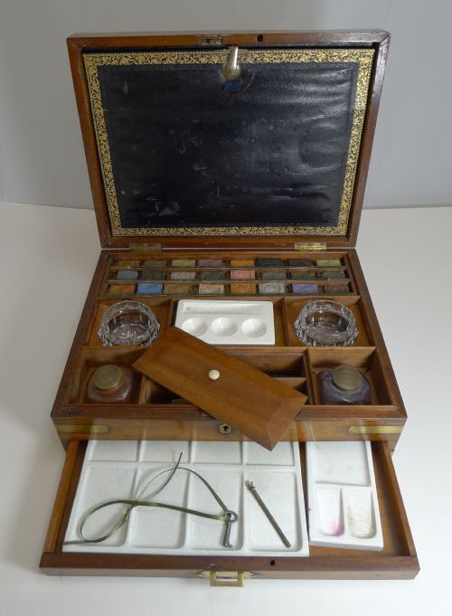 Magnificent Large Reeves & Sons Artist / Watercolour Box C.1860