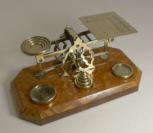 Fine Antique Postal / Letter Scale by Sampson Mordan C.1890