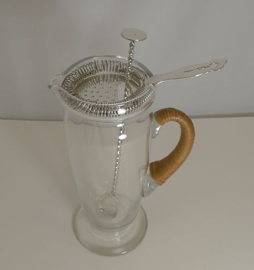 Asprey London, Vintage Cocktail / Martini Jug or Pitcher C.1930