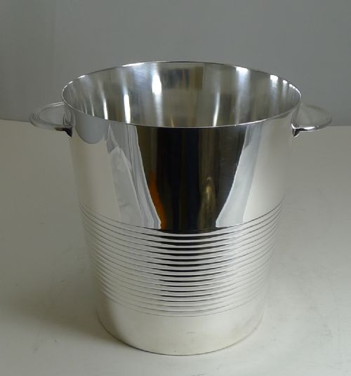 Luc Lanel for Christofle - Champagne Bucket / Wine Cooler - Vulcan C.1940