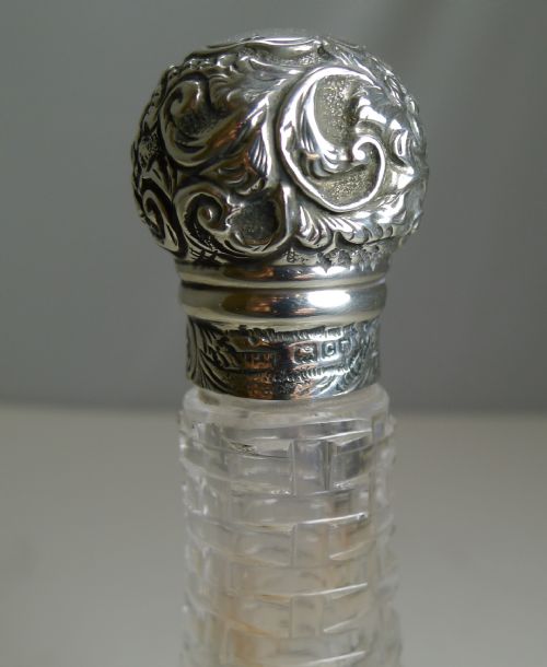 SILVER TOPPED MINIATURE CHAMPAGNE LIQUOR BOTTLE 1898 - ADDITIONAL PHOTO 7