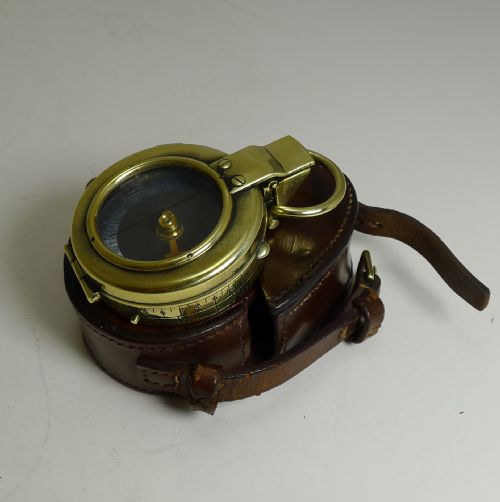 Ww1 1917 British Army Officer's Compass - Verner's Patent Mk VIII by French Ltd.