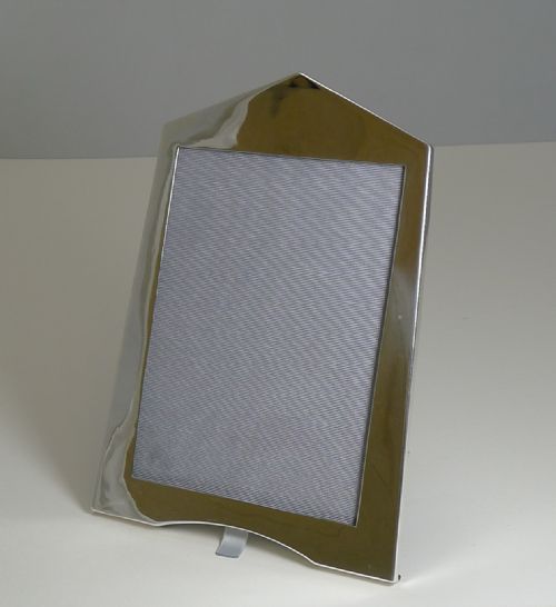 Vintage English Sterling Silver Photograph / Picture Frame - Art Deco - 1921