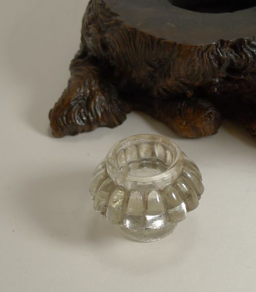 MAGNIFICENT CARVED BLACK FOREST INKWELL PEN STAND C1890 - ADDITIONAL PHOTO 8