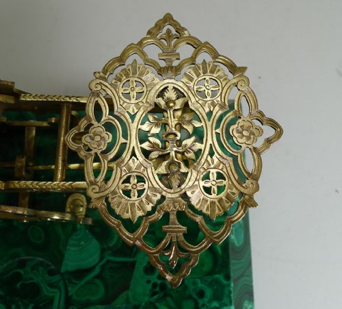 fig 2. Letter / Postal Scale In Malachite by Sampson Mordan c.1860
