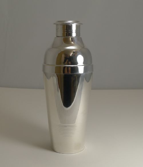 Christofle Ondulations Cocktail Shaker by Luc Lanel C.1935