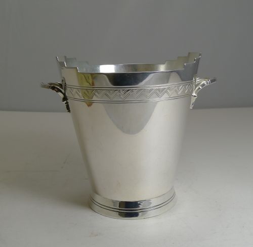 Art Deco Ice Bucket - Keith Murray for Mappin & Webb C.1930