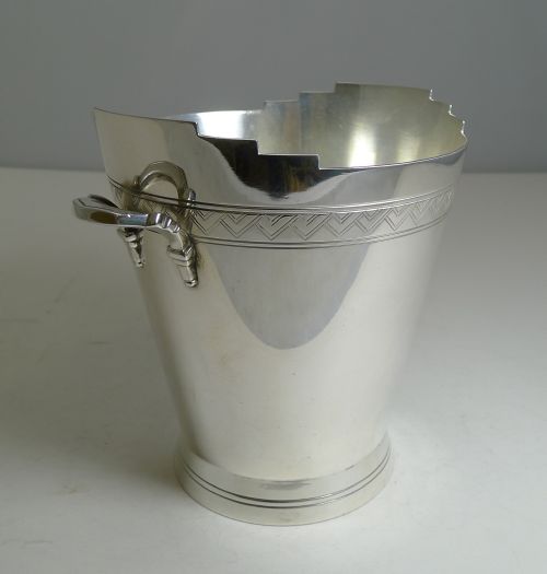 fig 1. Art Deco Ice Bucket - Keith Murray for Mappin & Webb c.1930