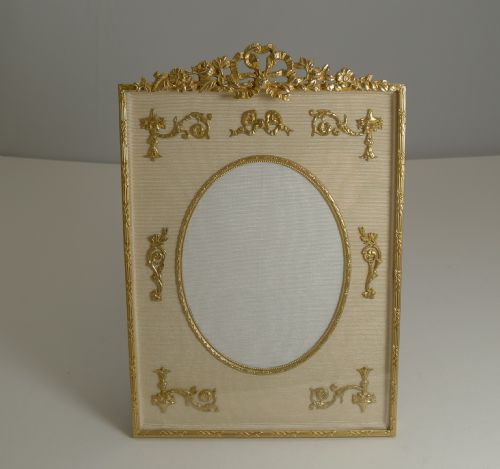 fig 1. Antique French Gilded Bronze Photograph Frame c.1900
