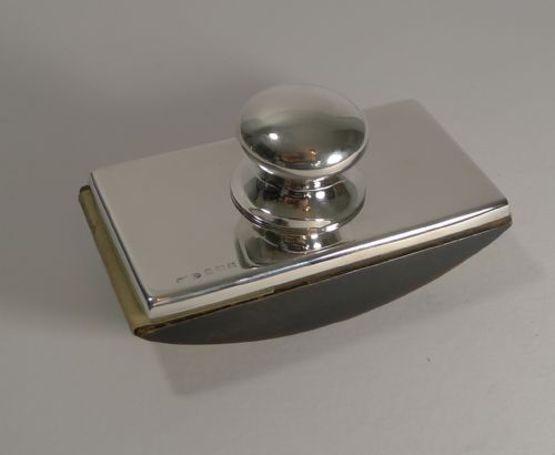 English Sterling Silver Rocking Blotter - 1924