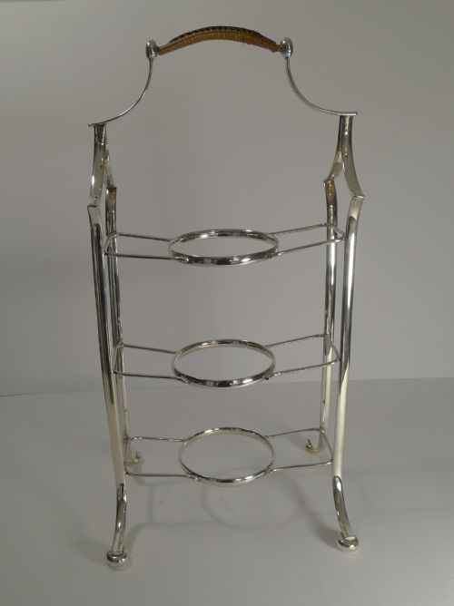 fig 1. Top-Notch Large Antique Cake Stand by Mappin and Webb c.1910