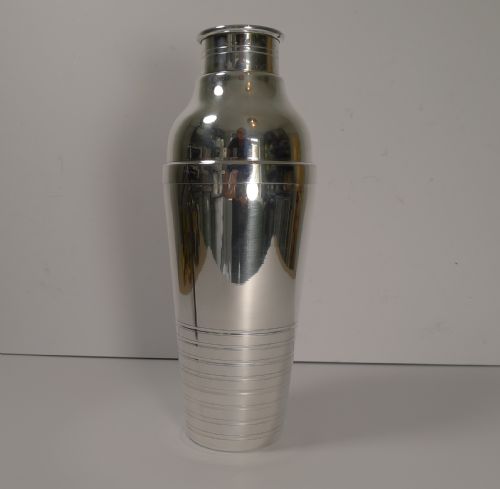 Large French Art Deco Cocktail Shaker C.1930