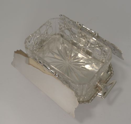 fig 1. Superb Elkington Butter Dish In Silver Plate c.1883