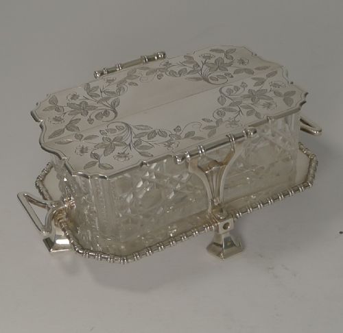 Superb Elkington Butter Dish in Silver Plate C.1883