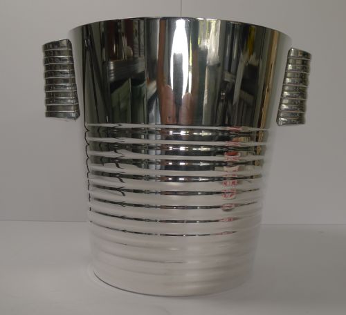 Luc Lanel for Christofle Wine / Champagne Cooler - Ondulations C.1935