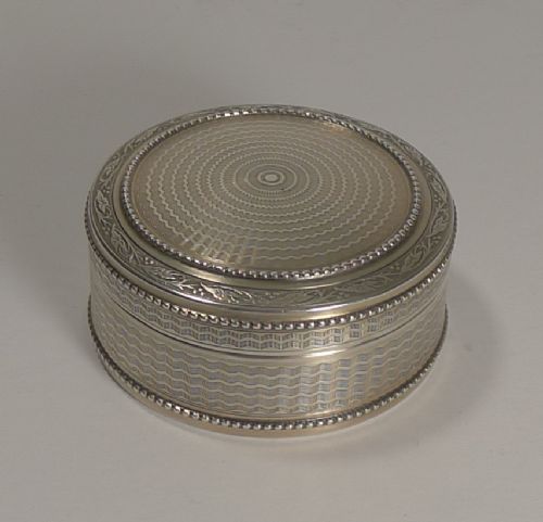 fig 1. Fabulous Antique French Sterling silver (930) Table Box c.1910