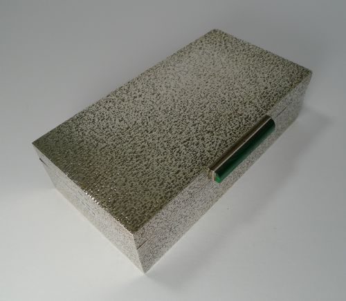 fig 5. Deakin and Francis For Garrard - Outstanding Sterling Silver and Malachite Box