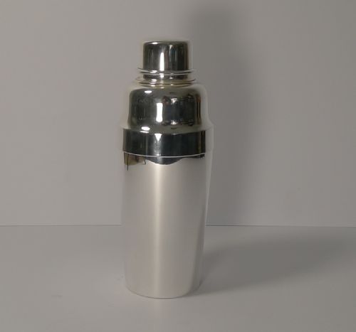 French Art Deco Silver Plated Cocktail Shaker by Christofle C.1935