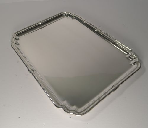 fig 1. Art Deco Silver Plated Cocktail Tray c.1930