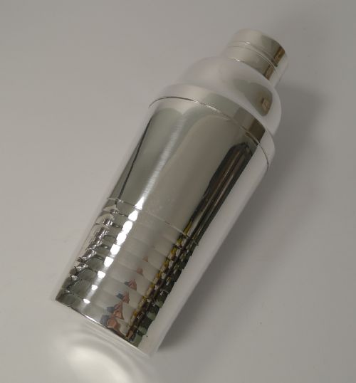 French Art Deco Silver Plated Cocktail Shaker C.1930