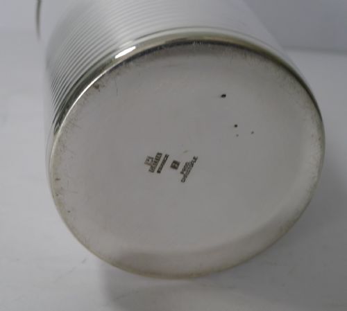 fig 1. Christofle Gallia Ondulations Cocktail Shaker by Luc Lanel c.1935