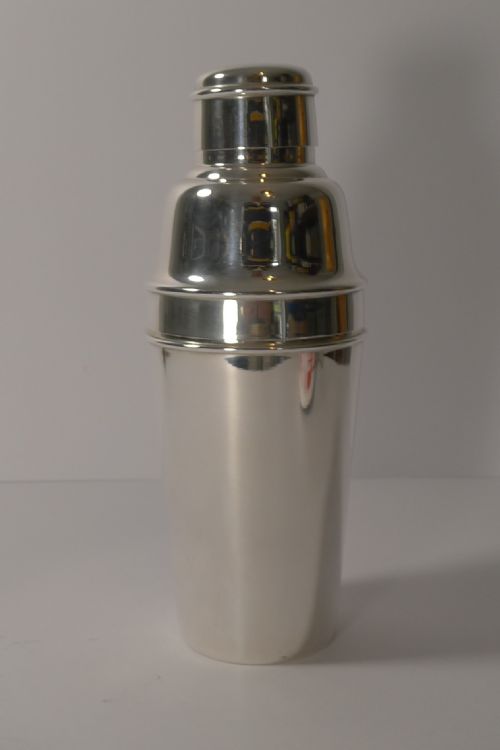 Art Deco Silver Plated Cocktail Shaker by Mappin & Webb
