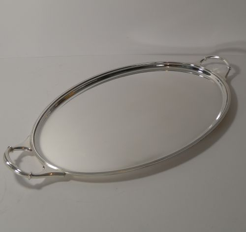 Art Deco Silver Plated Cocktail Tray by Goldsmith's & Silversmith's Co.
